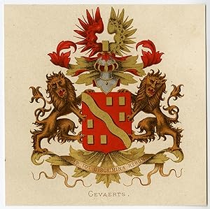 Antique Print-HERALDRY-COAT OF ARMS-GEVAERTS-Wenning-Rietstap-1883