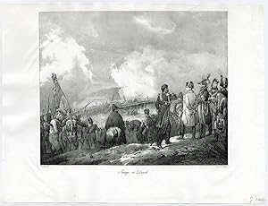 Antique Print-HISTORY-MILITARY-NAPOLEON-DONAU-Adam-1822