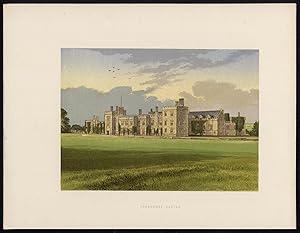Antique Print-PENSHURST CASTLE-PENSHURST-KENT-Morris-Fawcett-Lydon-1880