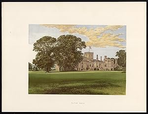 Antique Print-ELTON HALL-NORTHAMPTONSHIRE-Morris-Fawcett-Lydon-1880