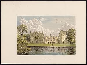 Antique Print-NEWSTEAD ABBEY-WEBB-MANSFIELD-NOTTINGHAMSHIRE-Fawcett-Lydon-1880