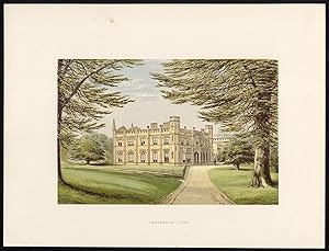 Antique Print-THRYBERGH PARK-ROTHERHAM-YORKSHIRE-Morris-Fawcett-Lydon-1880