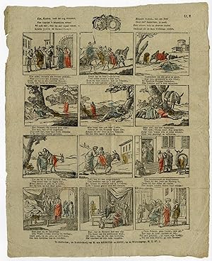 Antique Print-CATCHPENNY-RELIGION-GOOD SAMARITAN-Anonymous-1819-1831