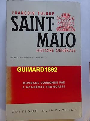 Saint-Malo Histoire générale