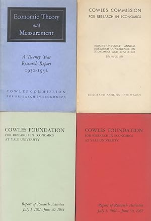 Cowles Commission for Research in Economics. Annual reports for years: from 1935 to 1939, from 19...