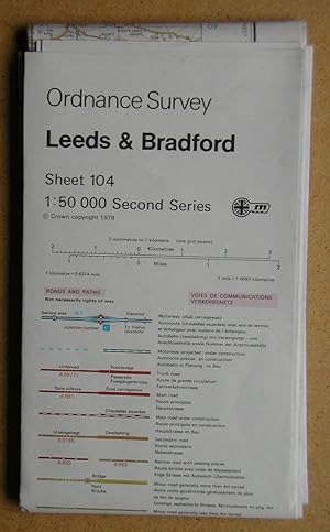 Leeds & Bradford. Landranger Sheet 104.