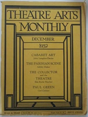 Theatre Arts Monthly. December 1932. Vol. XVI, 12