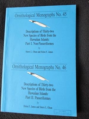 Descriptions of Thirty-Two New Species of Birds From the Hawaiian Islands : Part I. Non-Paserifor...