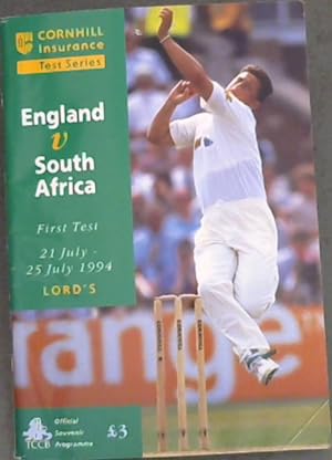 Cornhill Insurance Test Series : England v South Africa - First Test 21 July025 July 1994 Lord's ...
