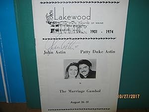 Lakewood the State Theatre of Maine 1901-1974 John Astin Patty Duke Astin in the Marriage Gambol ...