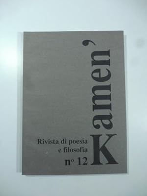 Kamen', Rivista di poesia e filosofia n.12
