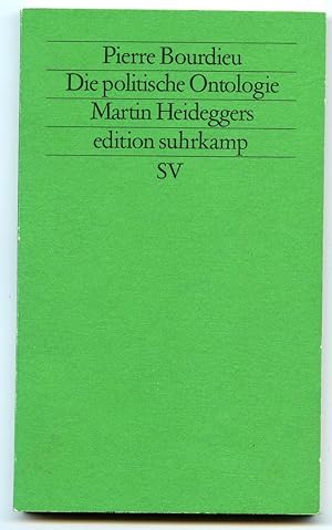 Die Politische Ontologie Martin Heideggers