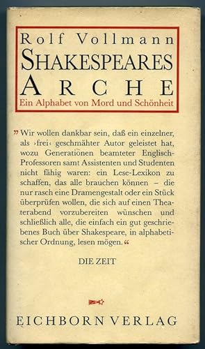 Shakespeares Arche Ein Alphabet von Mord und SchÃÂ nheit A-Z