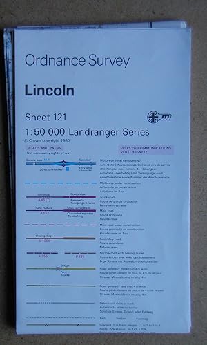 Lincoln. Landranger Sheet 121.