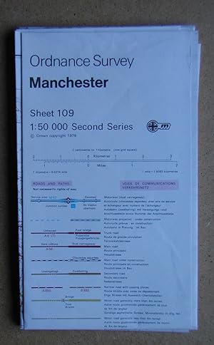 Manchester. Landranger Sheet 109.