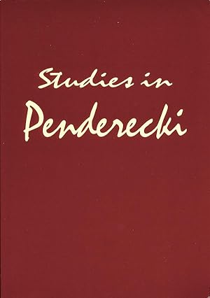 Studies in Penderecki