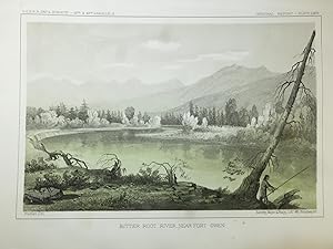 Reports of Explorations and Surveys [for the Pacific Railroad Survey]. Chromo-lithographic view f...