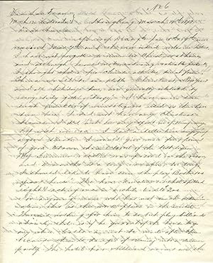 Manuscript letter from Charles in Hong Kong to his sister Anna in the United States