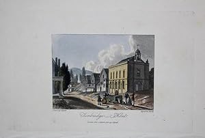 A Single Original Miniature Antique Hand Coloured Aquatint Engraving By J Hassell Illustrating Tu...