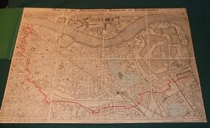 Bermondsey. Map of the Metropolitan Borough of Bermondsey [ 1921 ]