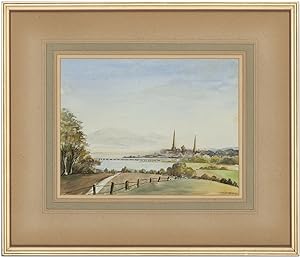 M. McElroy - Signed and Framed Mid 20th Century Watercolour, Coastal Landscape