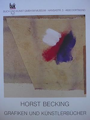 Horst Becking : Grafiken Und Kunstlerbücher (poster)