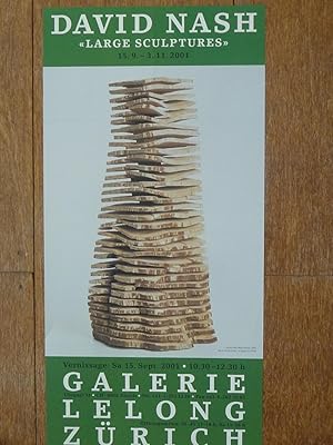 David Nash "Large Sculptures" (poster)