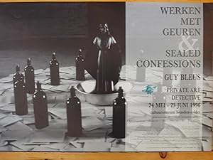 Guy Bleus : Werken Met Geuren & Sealed confessions. Guy Bleus Private Art Detective (poster)