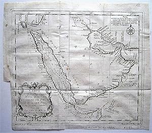 Carte de la coste dArabie, et Golfe de Perse.Comte de Maurepas en 1740.