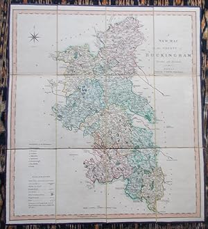 A New Map of the County of Buckingham,divided into hundreds