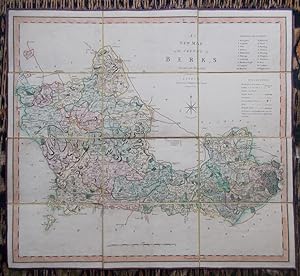 A New Map of the County of Berks,divided into Hundreds