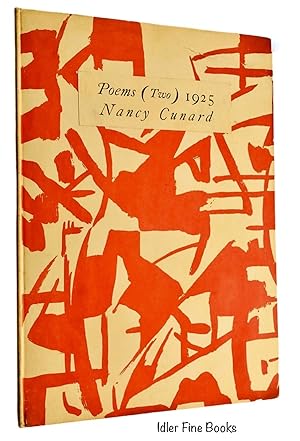 Poems (Two) 1925 Simultaneous and In Provins