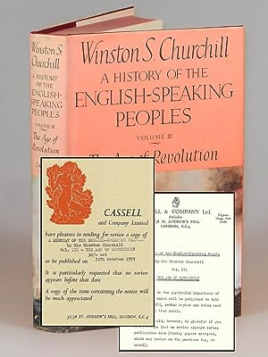 A History of the English-Speaking Peoples, Volume III, The Age of Revolution, a pre-publication p...