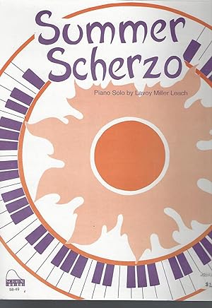 Summer Scherzo Piano Solo Early Intermediate