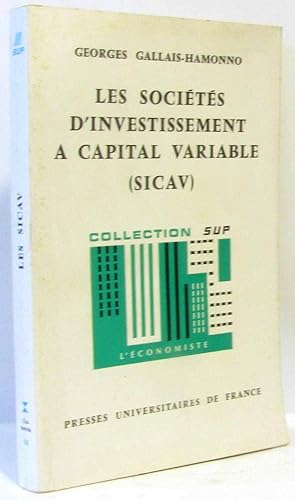 Les sociétés d'investissement à capital variable (sicav)