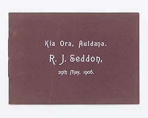 Auldana Vineyards, South Australia. Souvenir Visit of The Right Hon. R.J. Seddon, P.C., New Zeala...