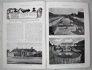 Original Issue of Country Life Magazine Dated June 22nd 1935 with a Main Feature on Gledstone Hal...