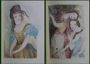 The Garden Party with 16 Orig Lithographs By Marie Laurencin