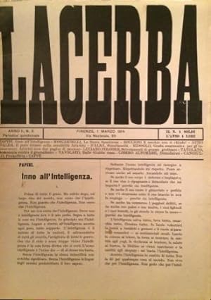 LACERBA. Firenze, 1 Marzo 1914 (Anno II, n. 5).