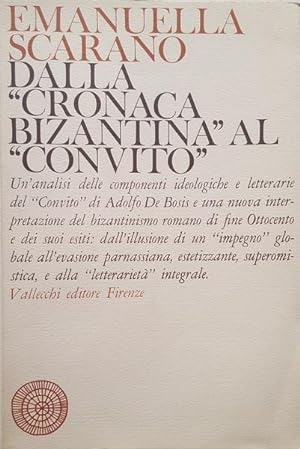 Dalla "Cronaca Bizantina" al "Convito".