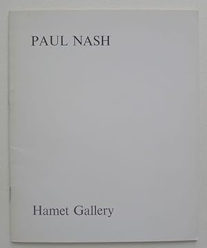 Paul Nash 1889-1946. Drawings and watercolours. Hamet Gallery, London 1st-26th May 1973.