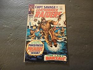 Capt Savage #1 Jan 1968 Silver Age Marvel Comics