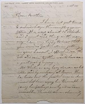 Outstanding Autographed Letter Signed about the Alexander Hamilton / Aaron Burr duel