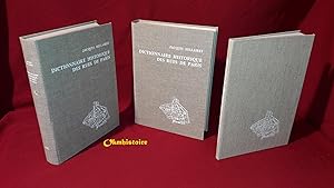 Dictionnaire historique des rues de Paris. ------------ 2 Volumes/2 ----- + INDEX