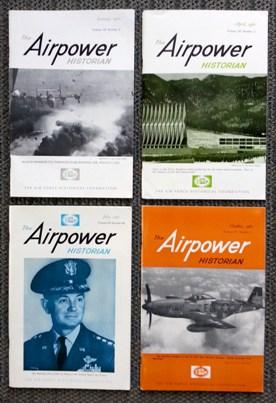 THE AIRPOWER HISTORIAN. VOLUME IX. NUMBERS 1-4. (JANUARY, APRIL, JULY, OCTOBER 1962).