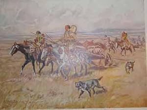 Women of the Plains. Original painting dated 1905.