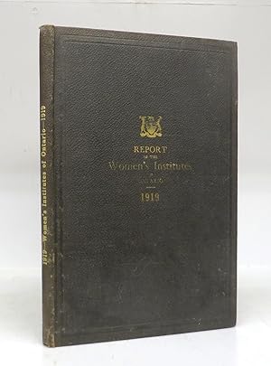 Report of the Women's Institutes of the Province of Ontario 1919