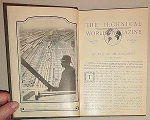 Technical World Magazine, 1910 [3 Issues Bound] Volume XII, No 6 & Vol XIII, Nos 1 & 4. February,...