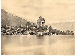 Suisse, lac de Thoune, château de Oberhofen