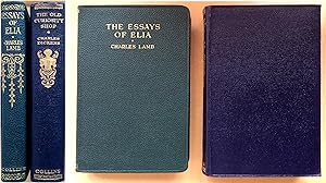 Essays of Elia; Old Curiosity Shop Both LEATHER